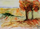 Herbst, Aquarell, 2015, 30 x 40 cm